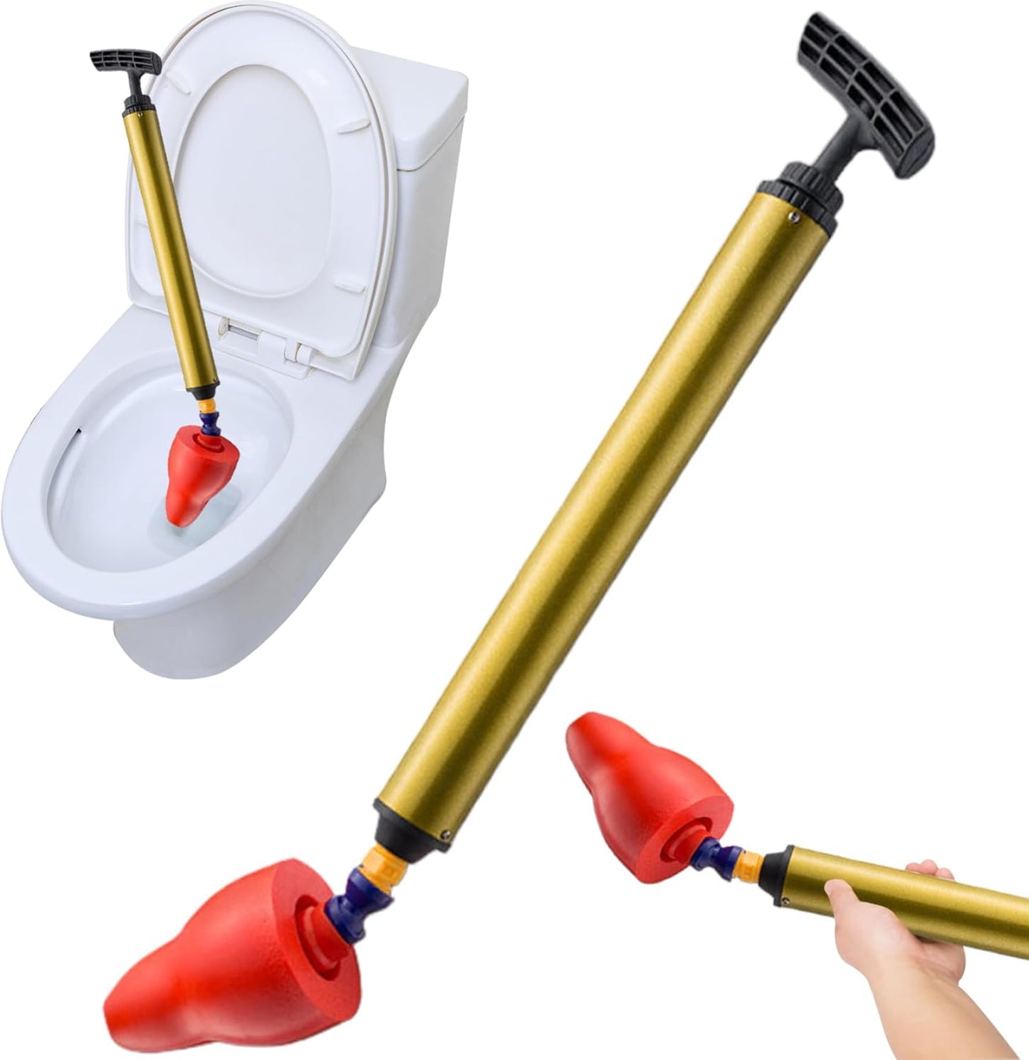 High-Pressure Toilet Plunger