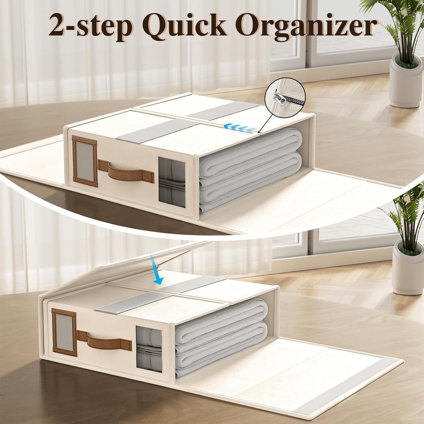 Foldable Bed Sheets Set Organizers and Storage