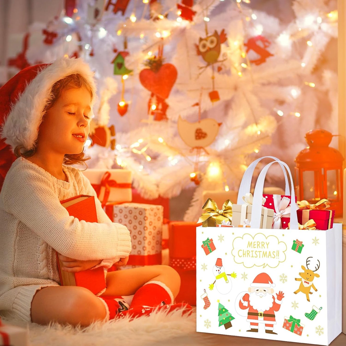 16 Pack Large Christmas Gift Bags