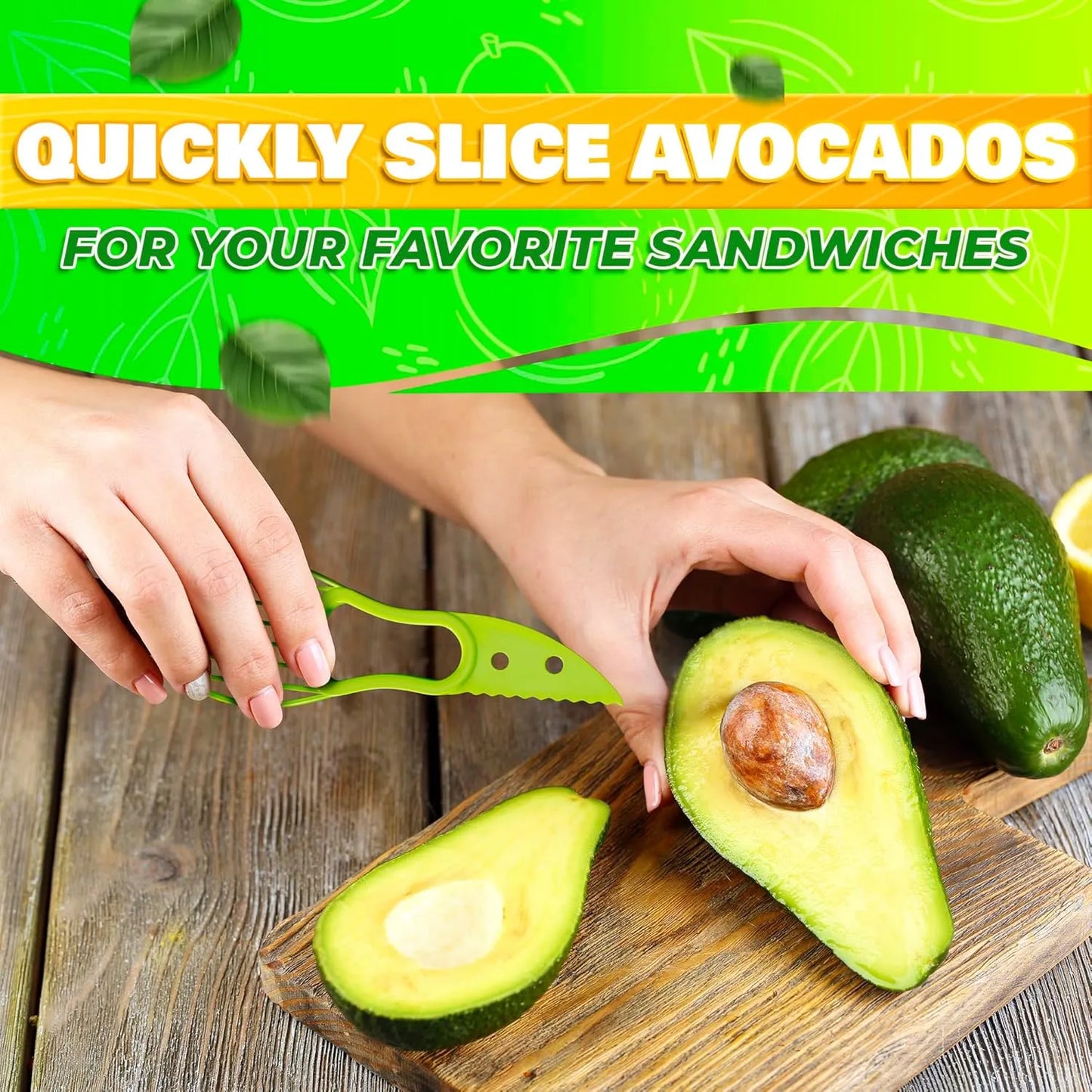 3-in-1 Avocado Slicer Tool