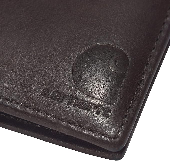 Carhartt Men's Durable Oil Tan Leather Wallets