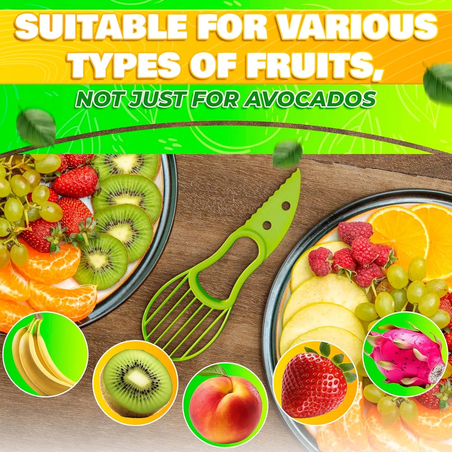 3-in-1 Avocado Slicer Tool
