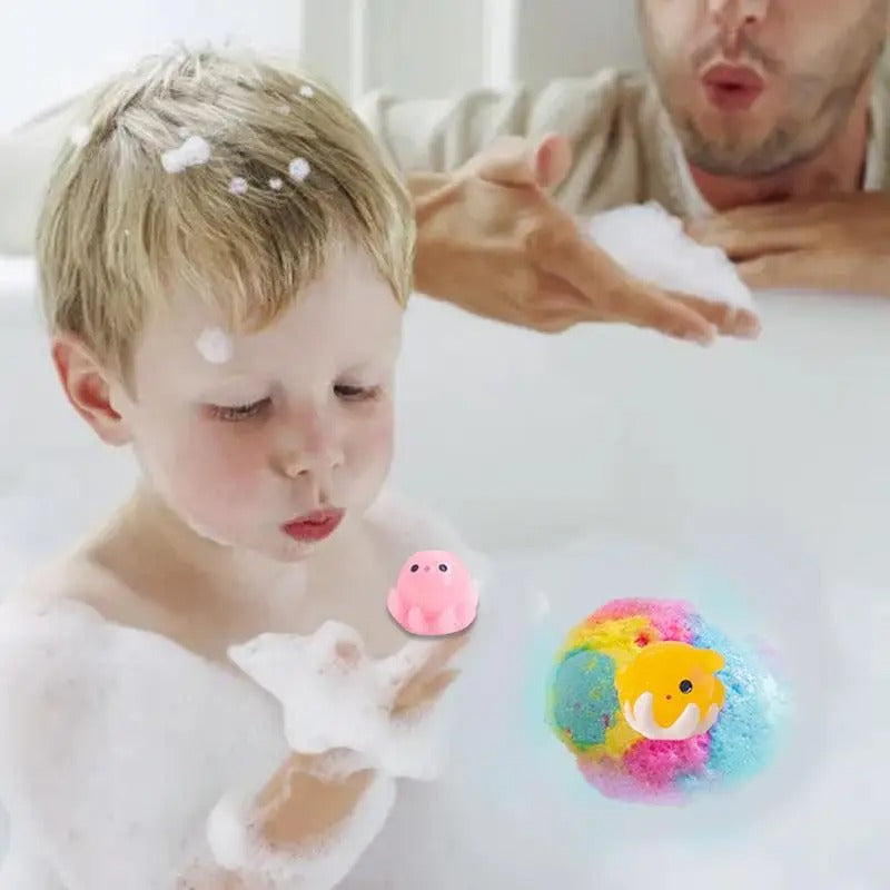 12pcs Kids Bath Bombs with Surprise Toys Inside