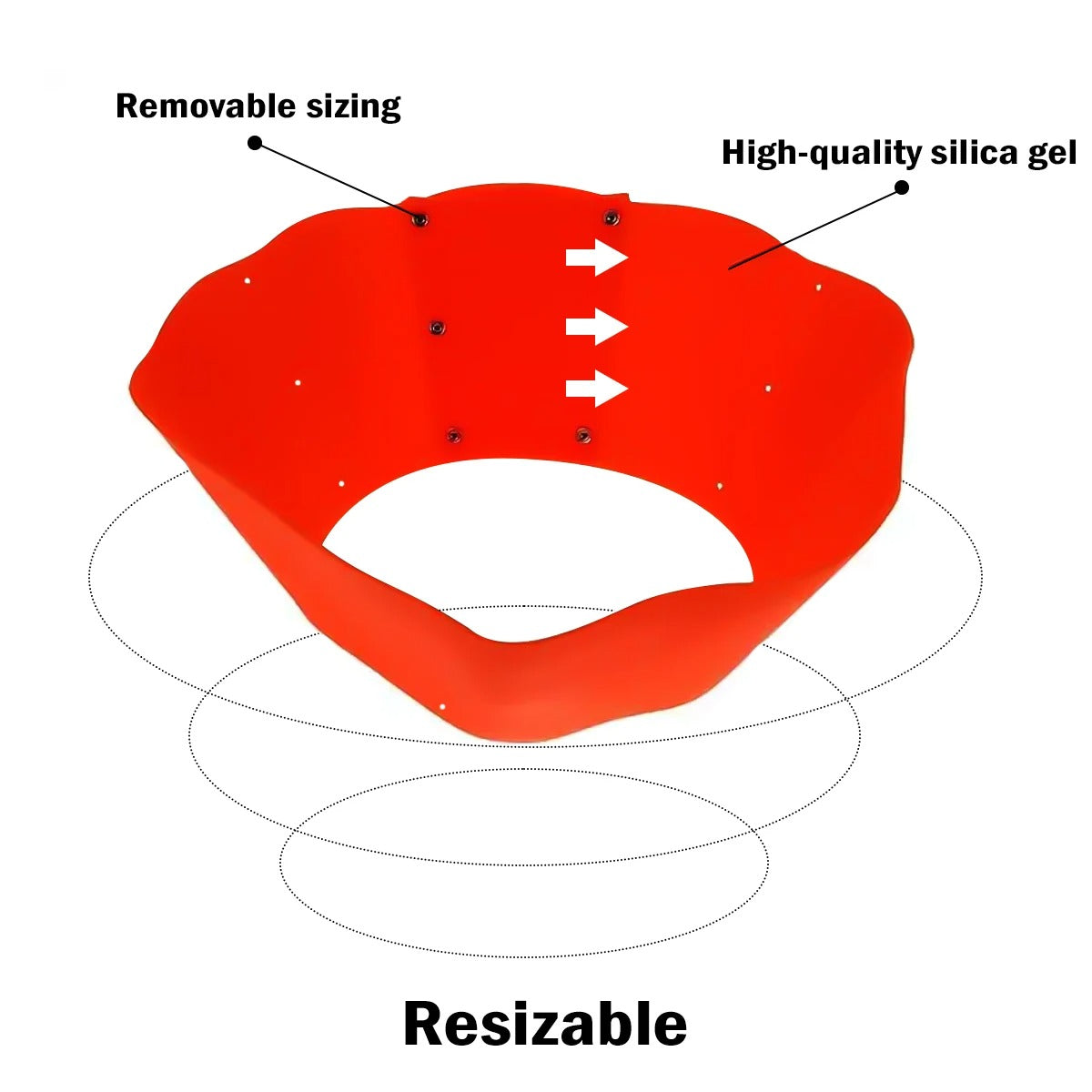 Adjustable Silicone Splatter Guard