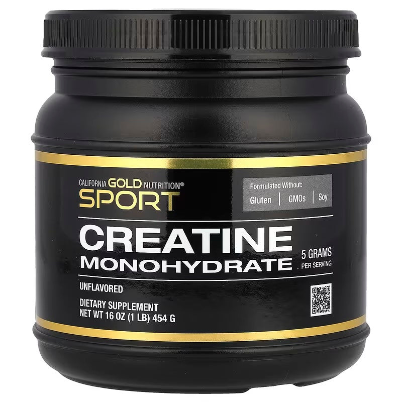 Sport, Creatine Monohydrate, Unflavored, 1 lb (454 g)