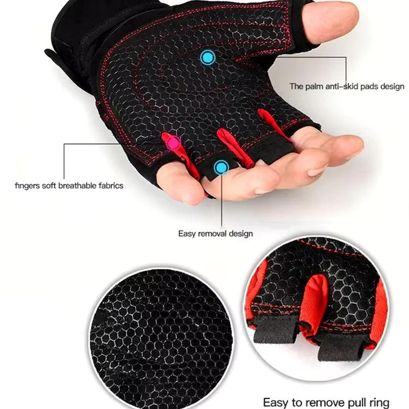 Unisex Gym Workout Gloves For Weight Lifting - Multi Mart