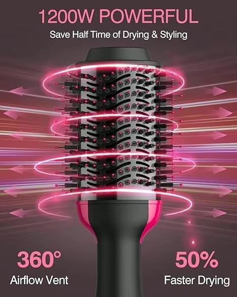 Hot Brush Styling Hair Straightener. - Multi Mart