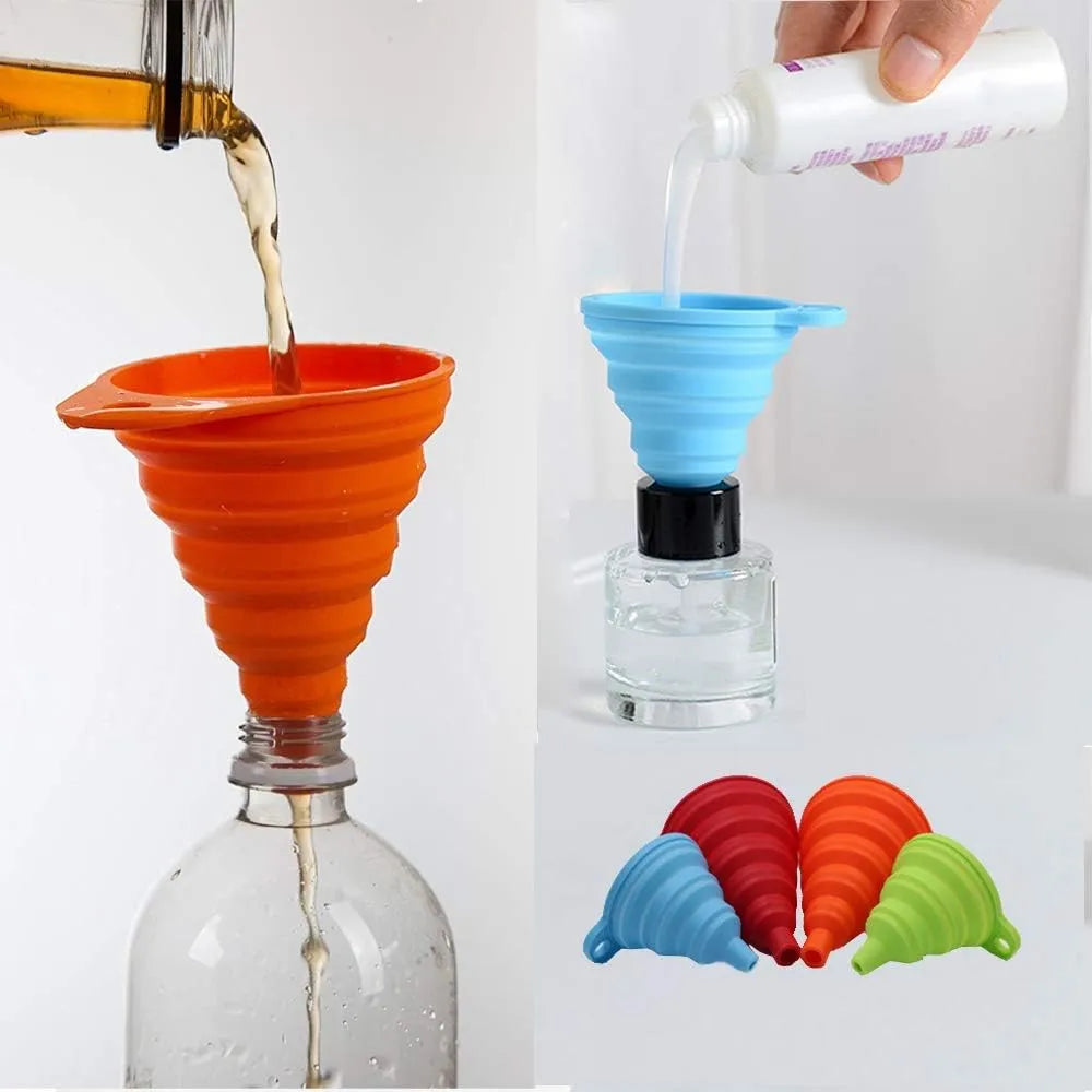 KongNai 4-Pack Kitchen Funnel Set