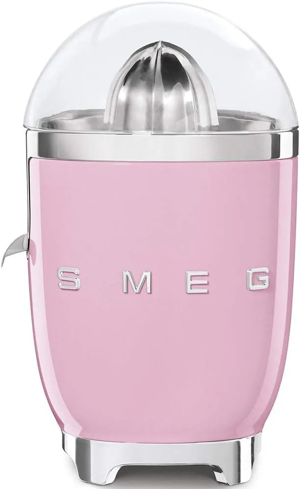 SMEG 50's Retro Style Citrus Juicer with Drip Free Spout, Automatic Activation, and Efficient Straining