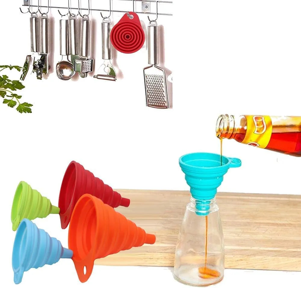 KongNai 4-Pack Kitchen Funnel Set