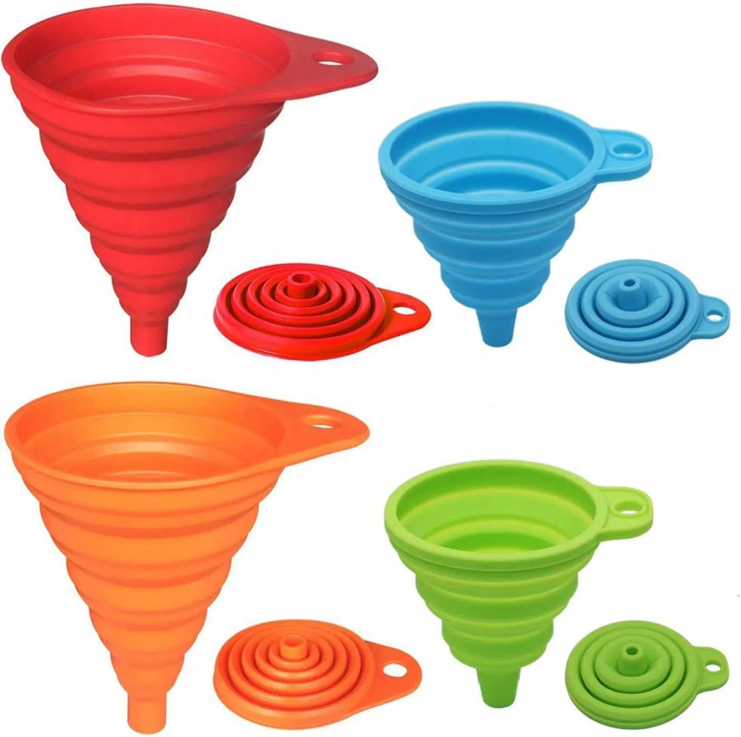 KongNai 4-Pack Kitchen Funnel Set