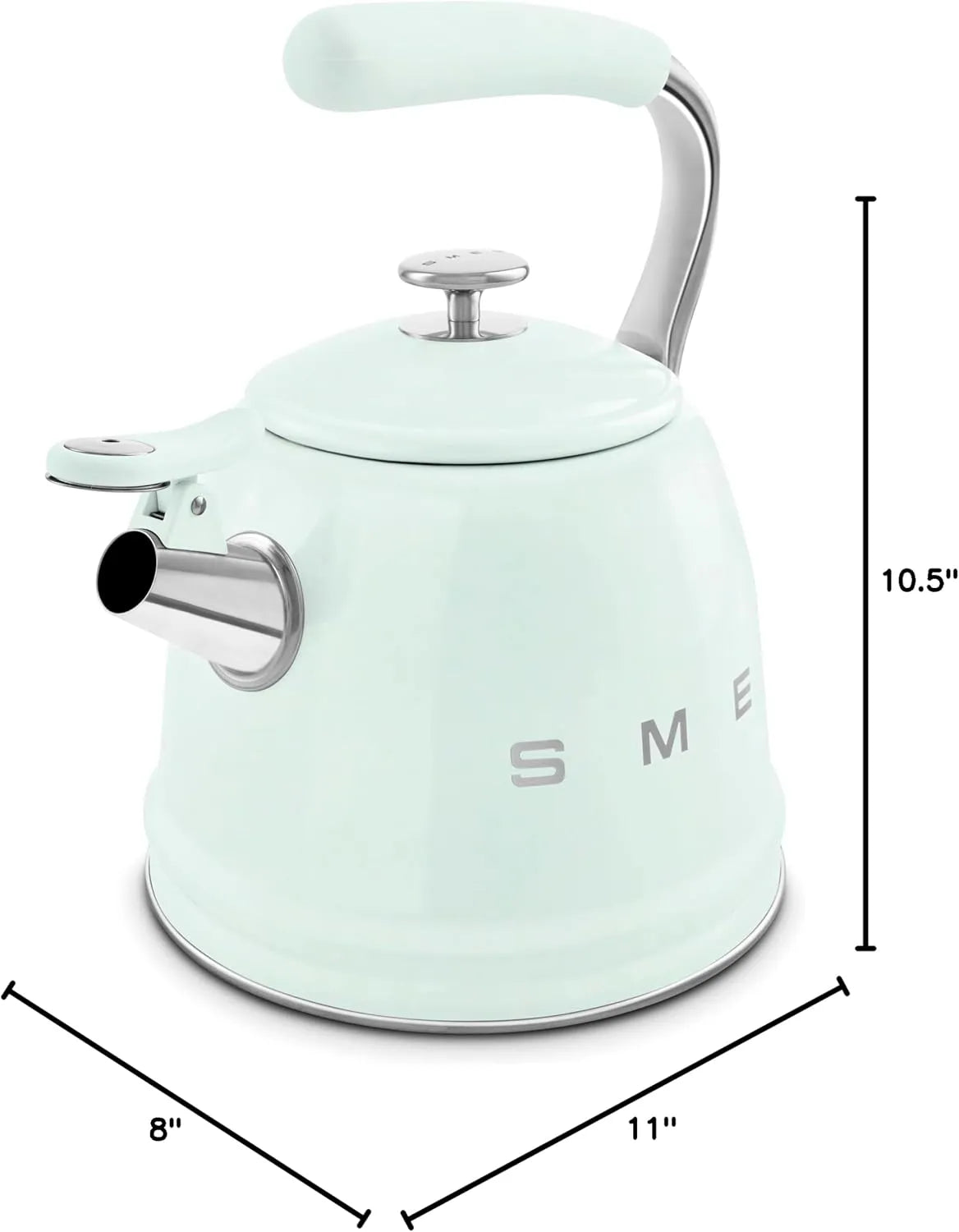 SMEG Retro Stovetop Whistling Kettle