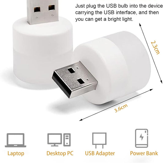 USB LED Mini Night Light Bulb