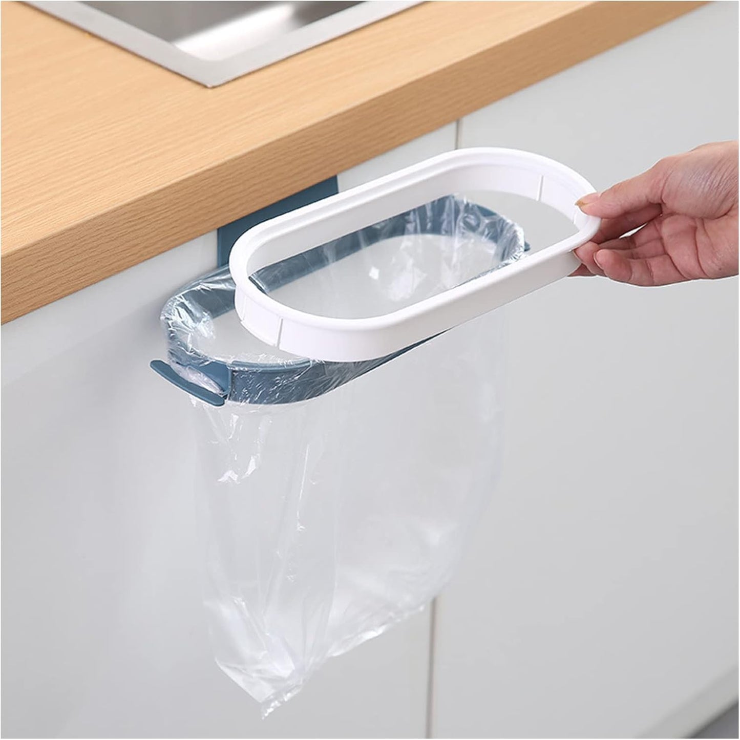 Set of 2 Trash Bag Holder Rack