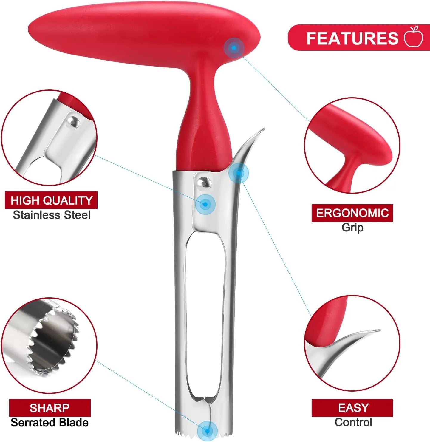 SCHVUBENR Premium Apple Corer