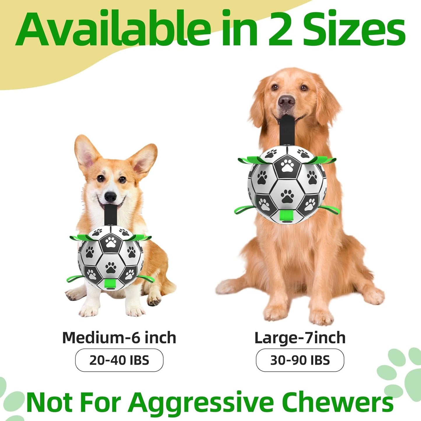 Diman 6-inch Interactive Dog Soccer Ball