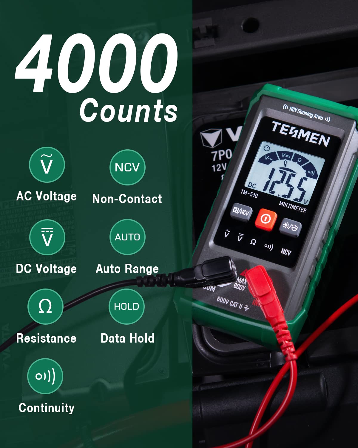 TM-510 Auto-Ranging Digital Multimeter