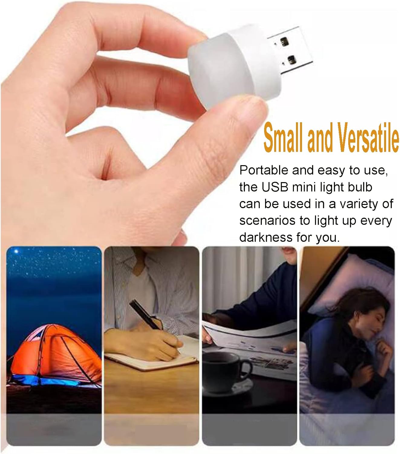 USB LED Mini Night Light Bulb