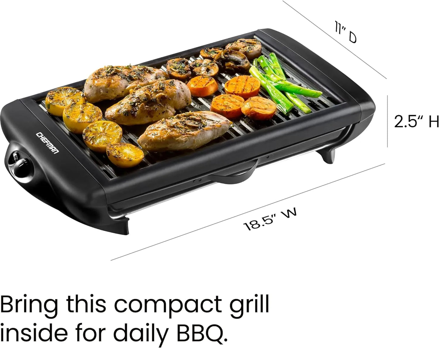 Chefman Smokeless Indoor Electric Grill