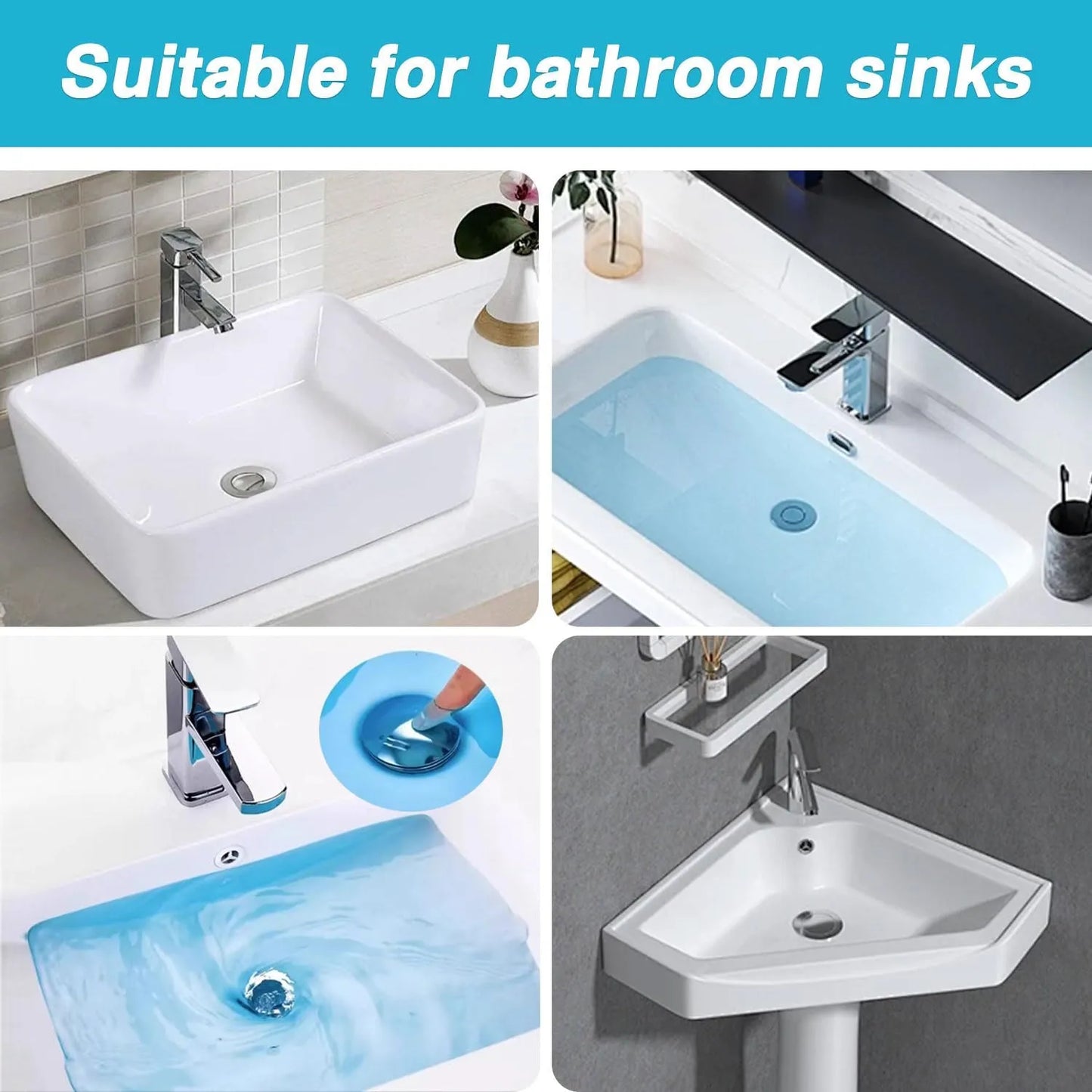 Pop-Up Bathroom Sink Drain Strainer