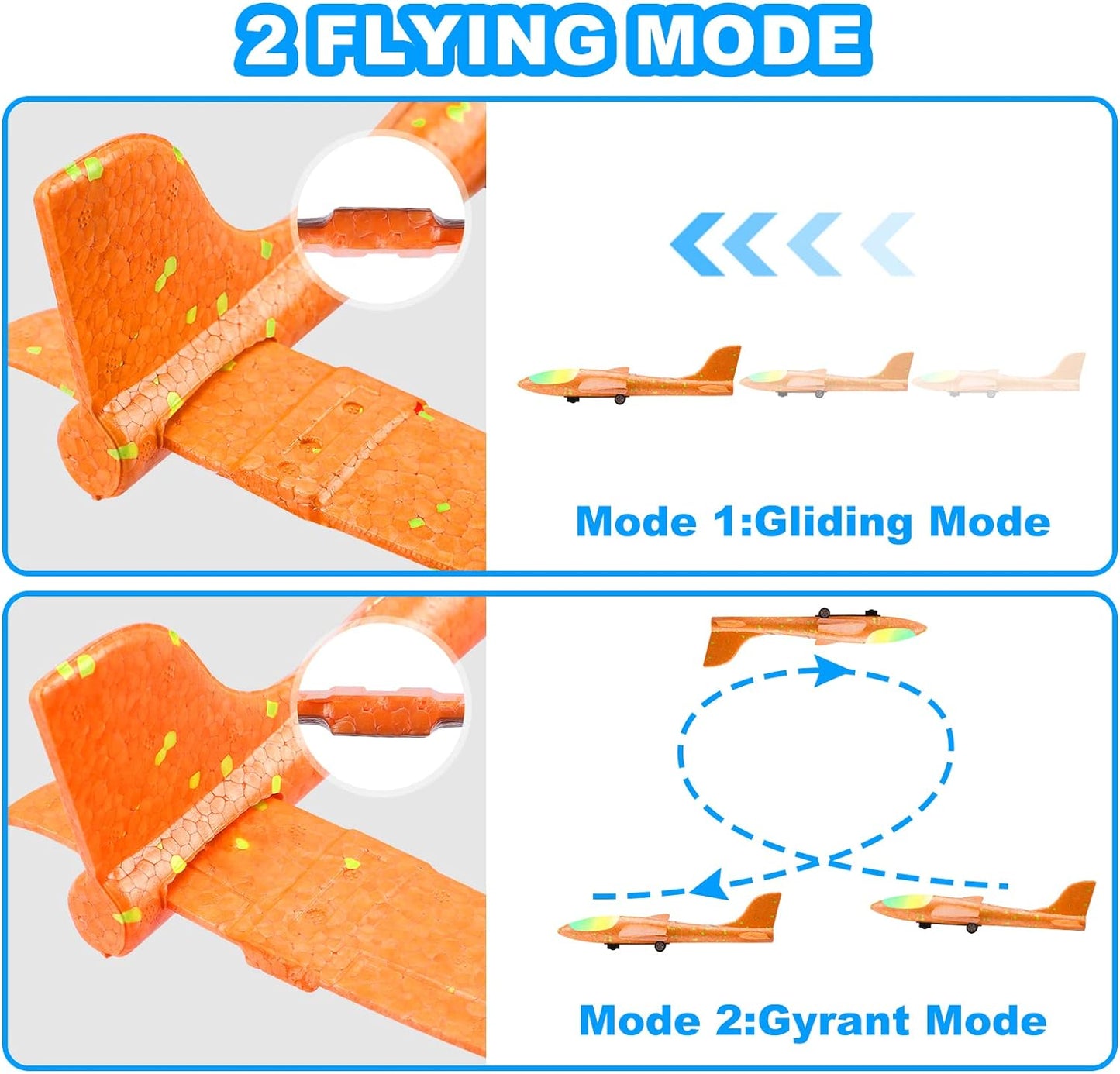 3-Pack Airplane Launcher Toys