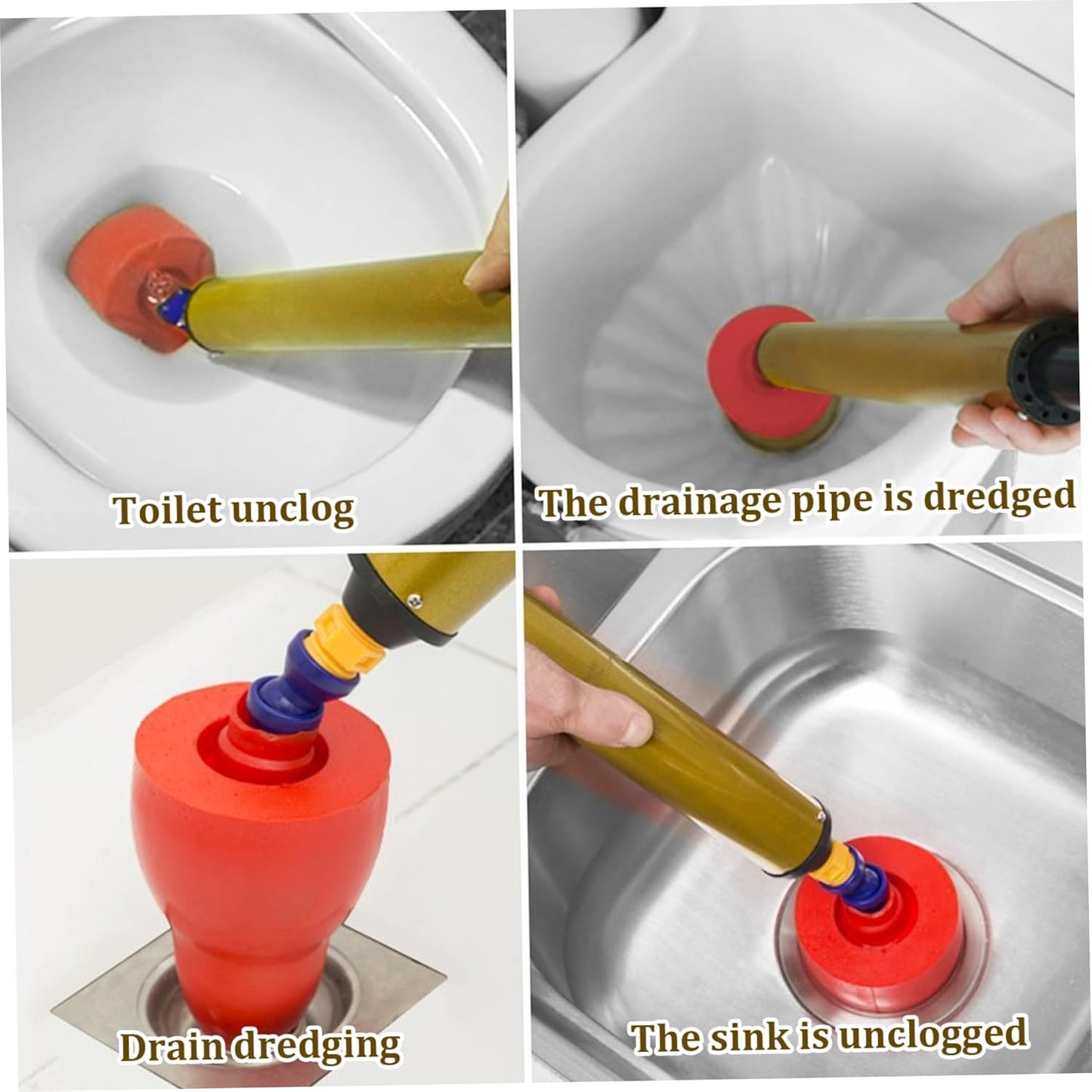 High-Pressure Toilet Plunger