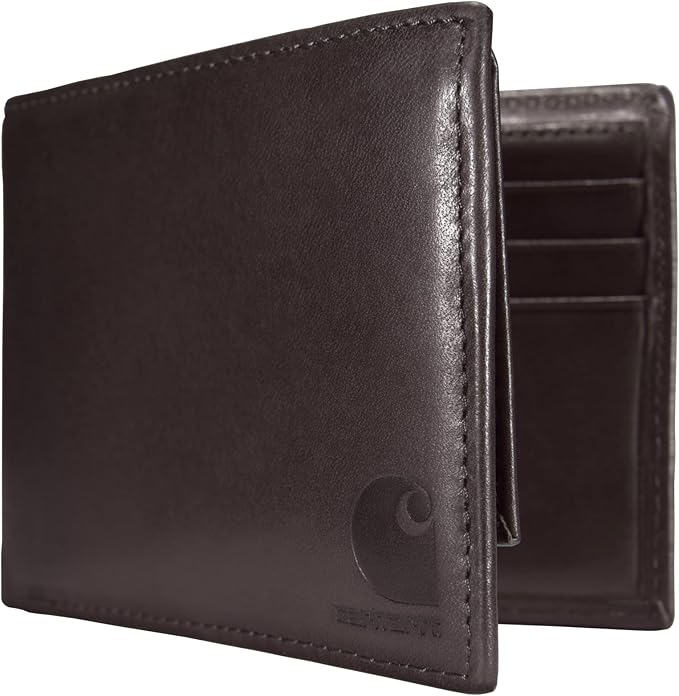 Carhartt Men's Durable Oil Tan Leather Wallets