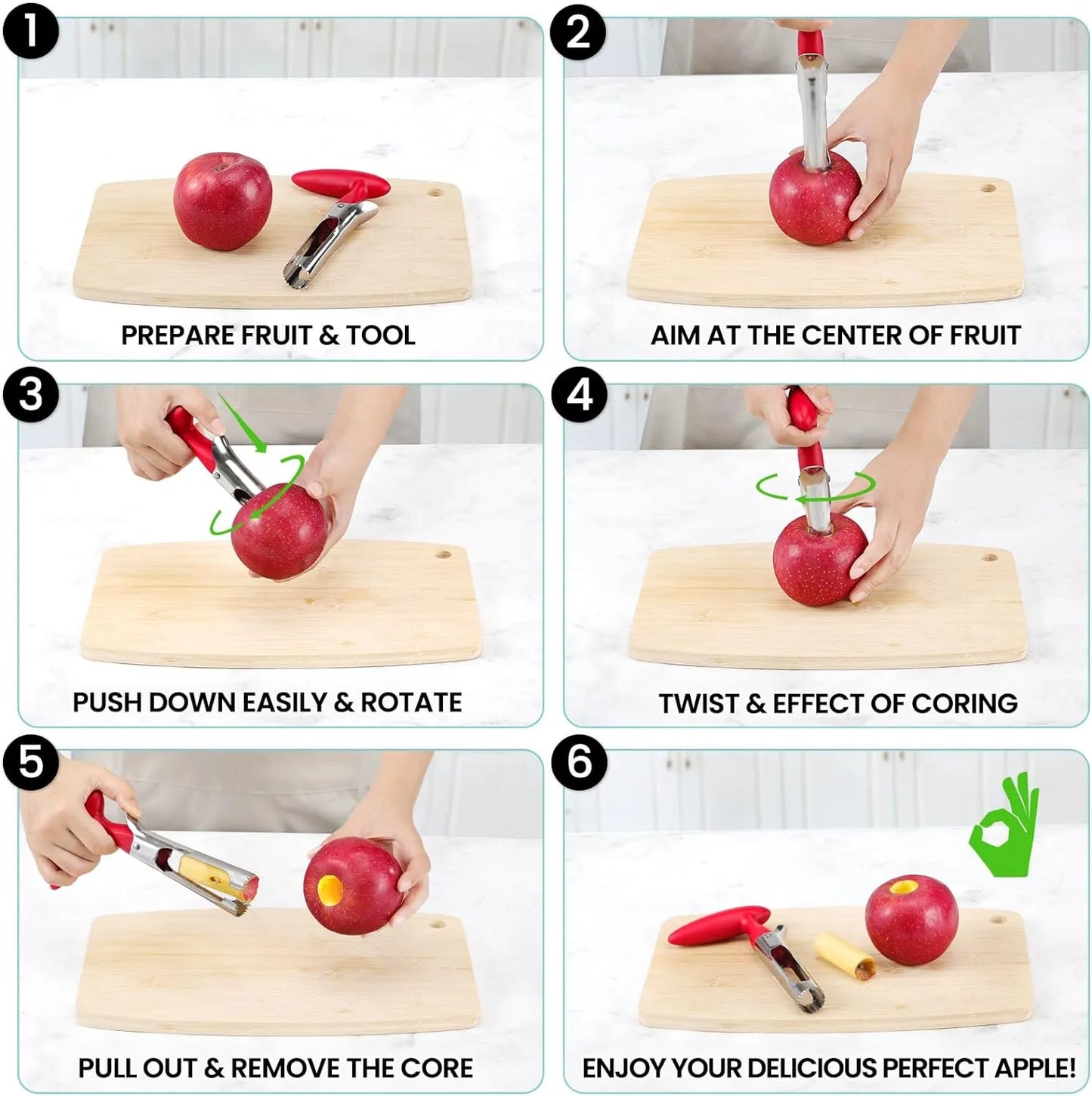 SCHVUBENR Premium Apple Corer