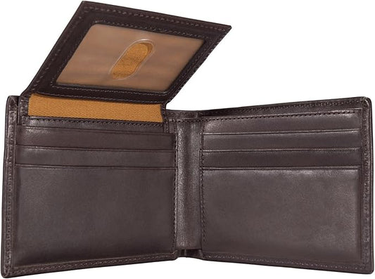 Carhartt Men's Durable Oil Tan Leather Wallets