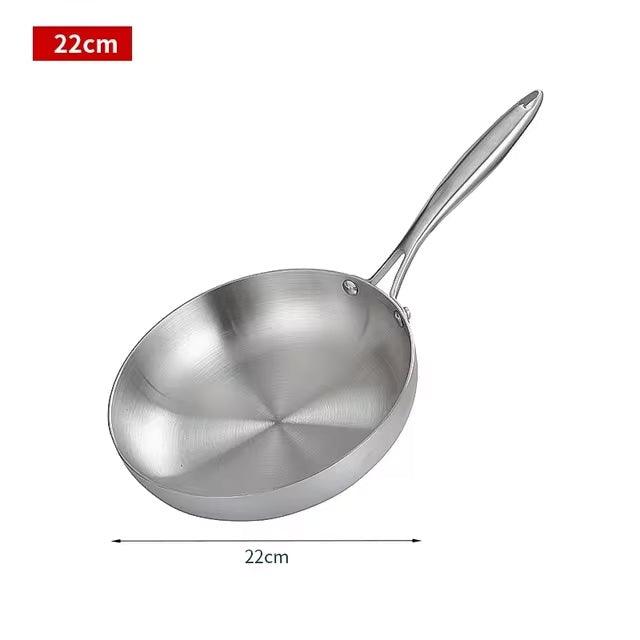 Stainless Steel Frying Pan - Multi Mart