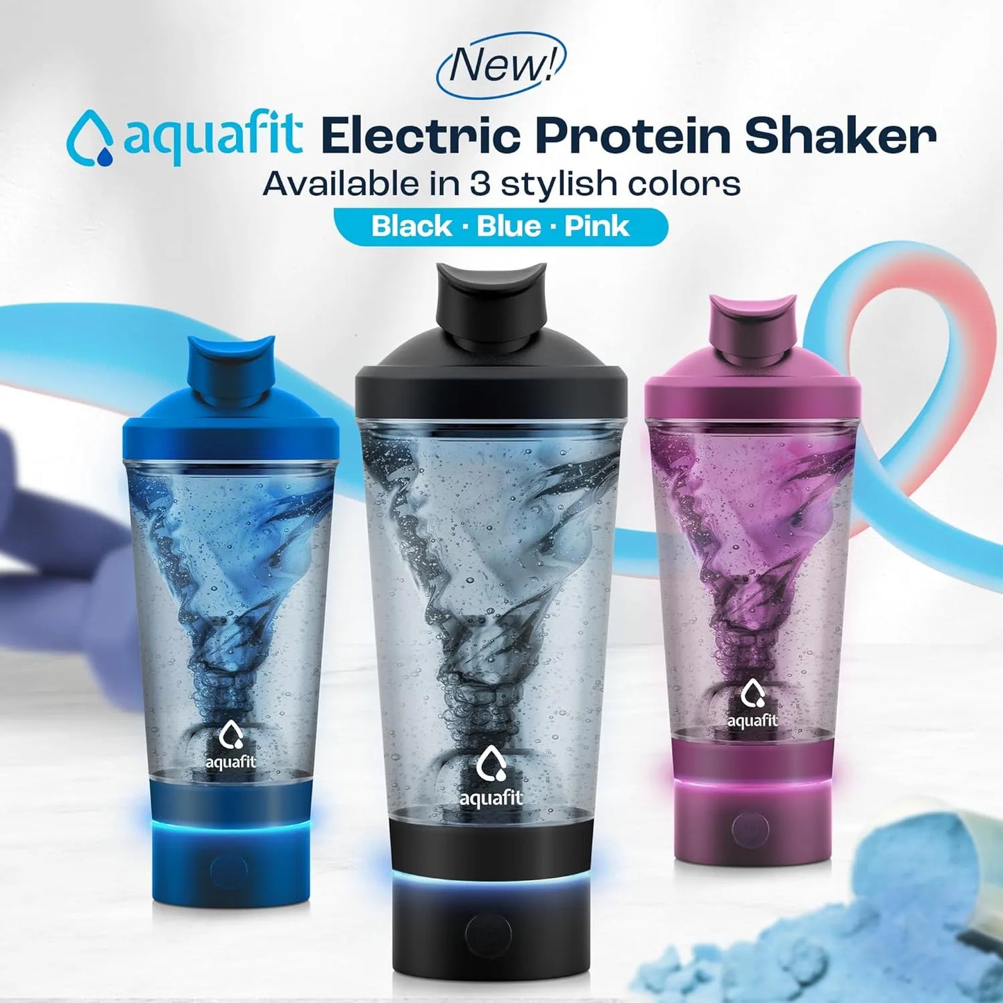 Electric Protein Shaker Bottle