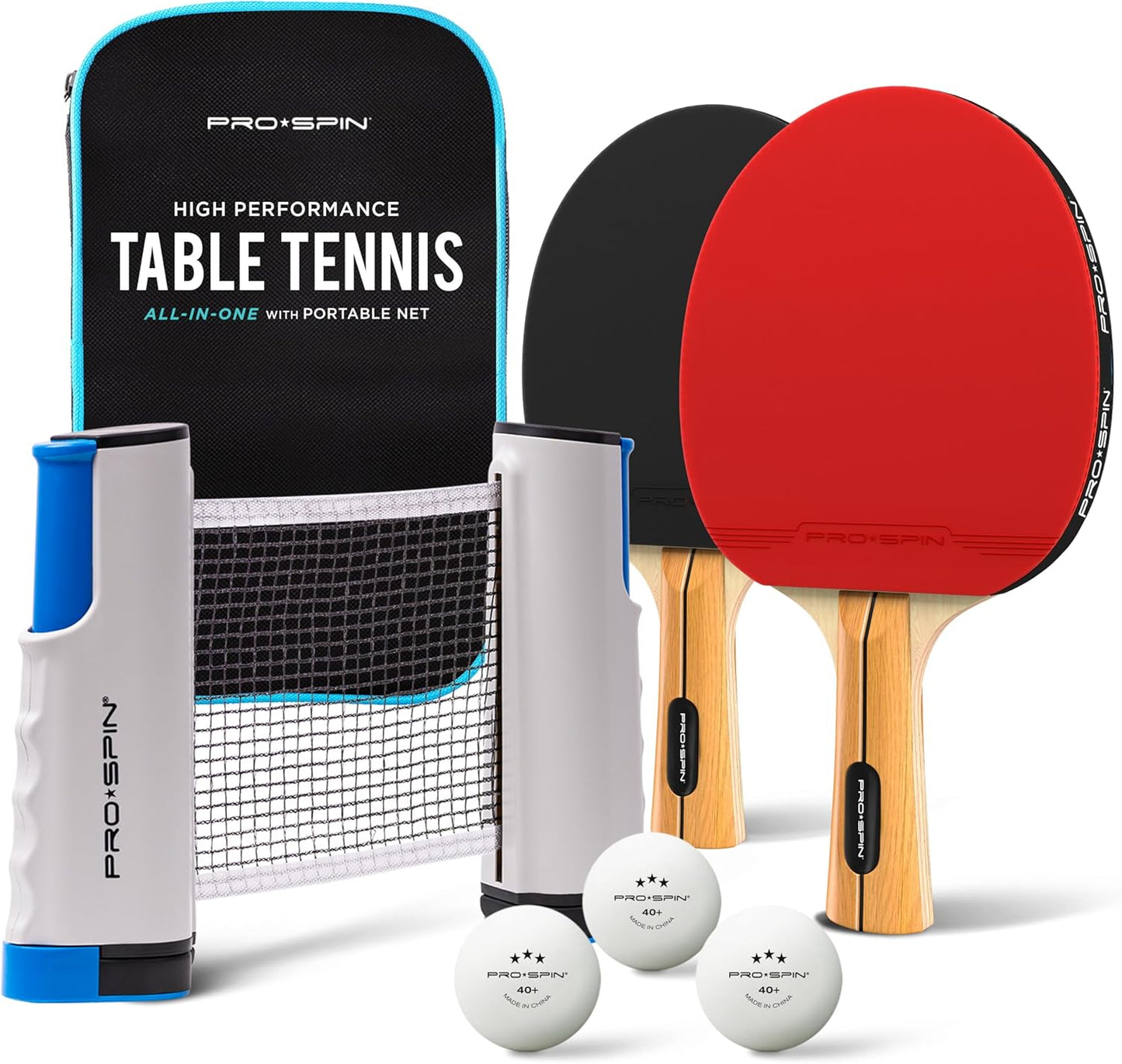 PRO SPIN Portable Table Tennis Set