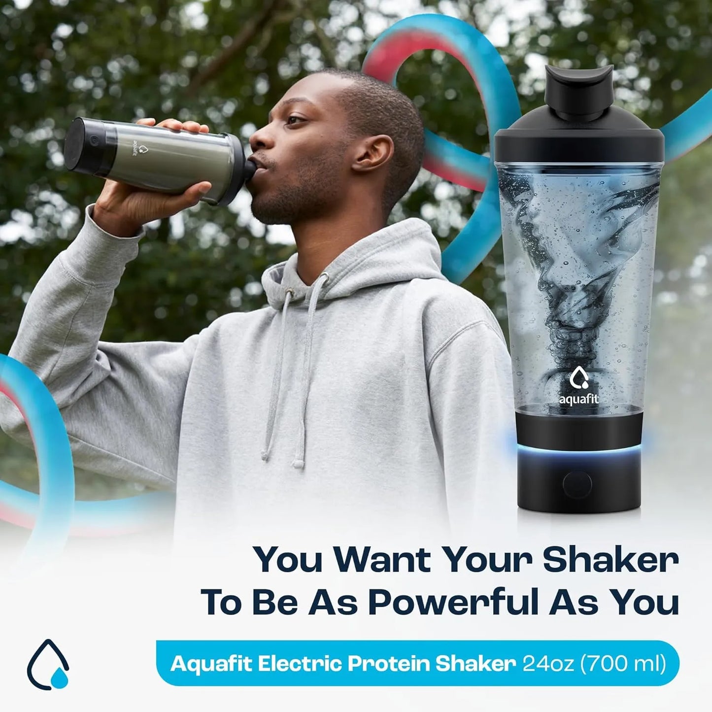 Electric Protein Shaker Bottle