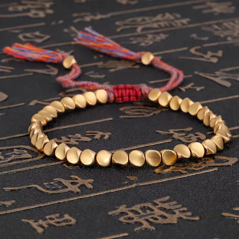 Handmade Copper Tibetan Buddhist Bracelet