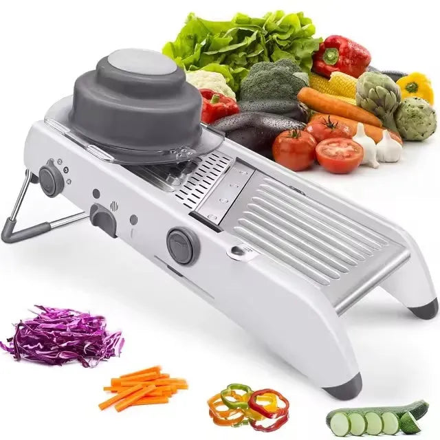 Adjustable Stainless Steel Mandoline Vegetable Slicer