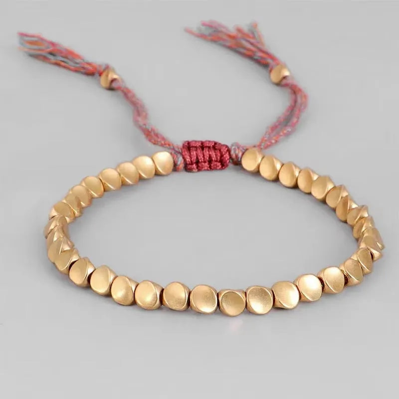 Handmade Copper Tibetan Buddhist Bracelet