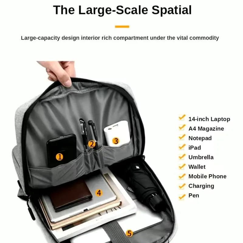 Laptop backpack travel Multifunctional With USB