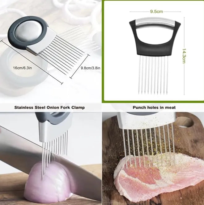 Multifunctional Onion Holder for Slicing