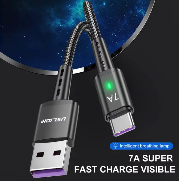 USLION 7A Fast USB Cable Type C