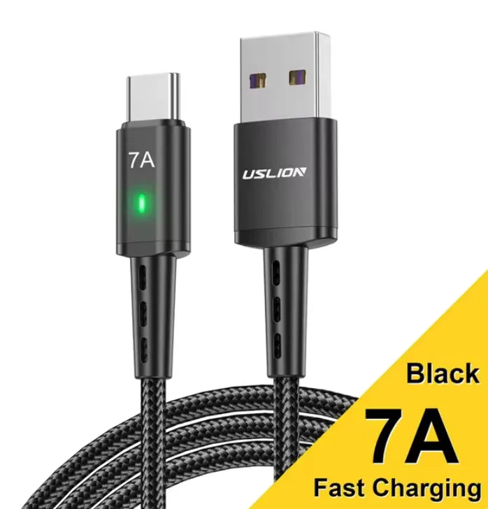 USLION 7A Fast USB Cable Type C