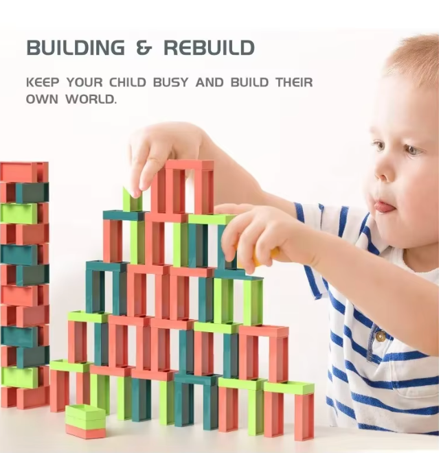 Domino Train Toy for Kids