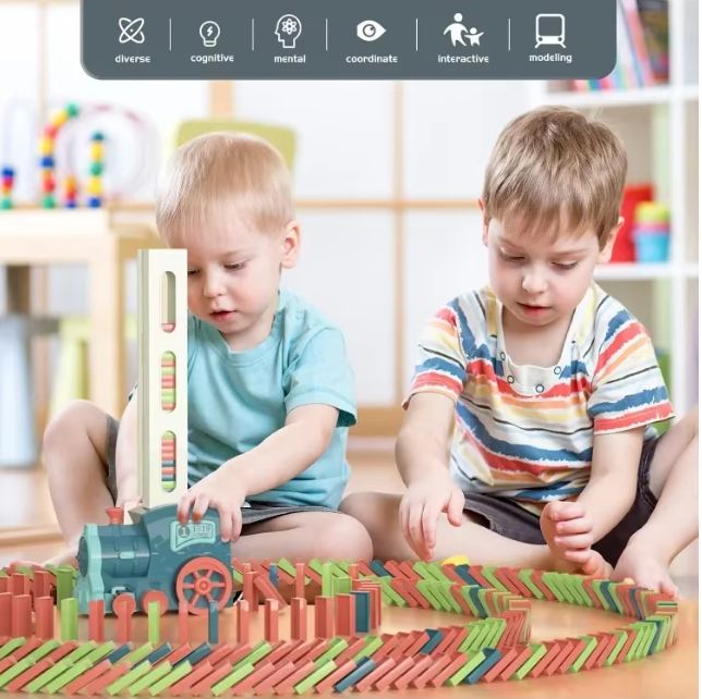 Domino Train Toy for Kids