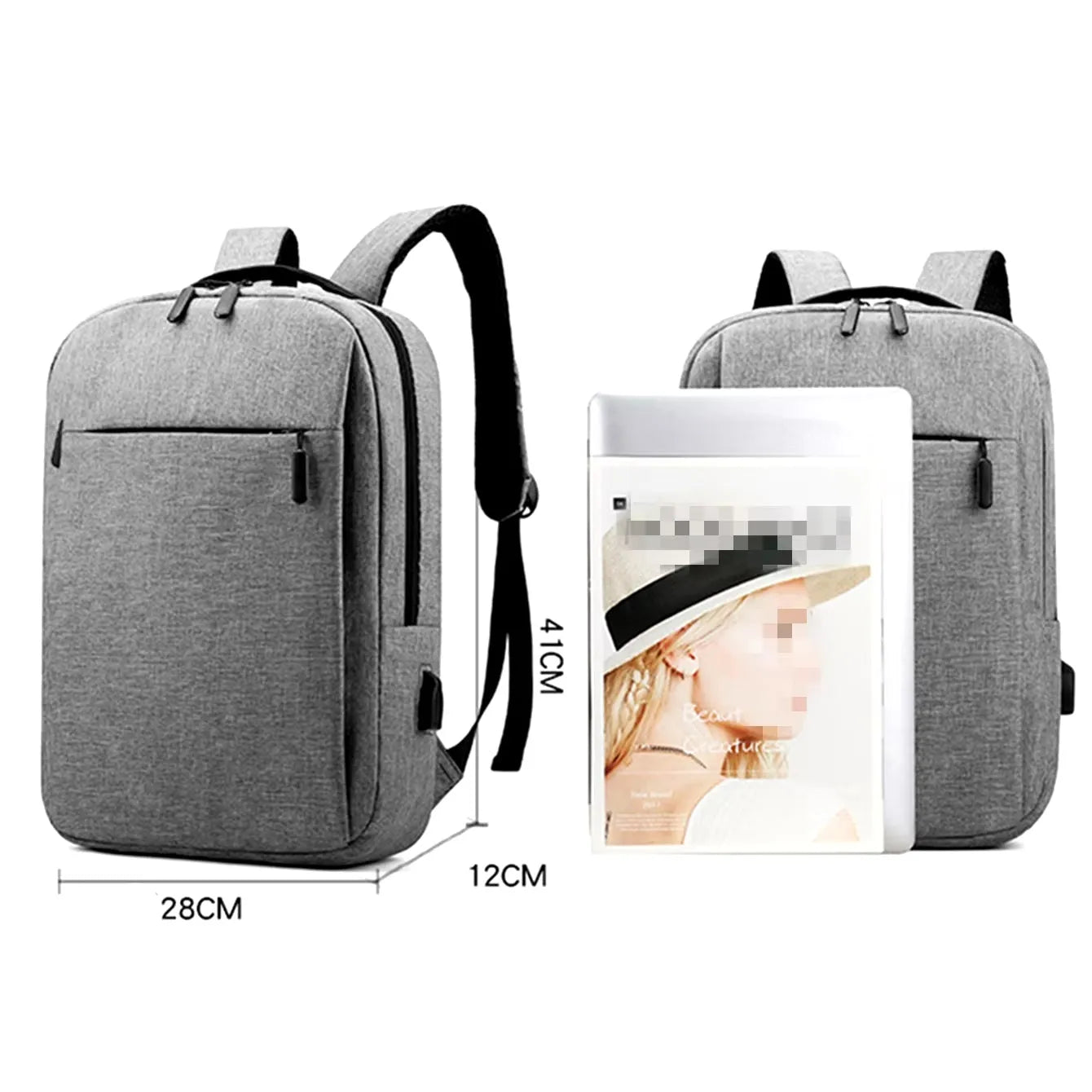 Laptop backpack travel Multifunctional With USB