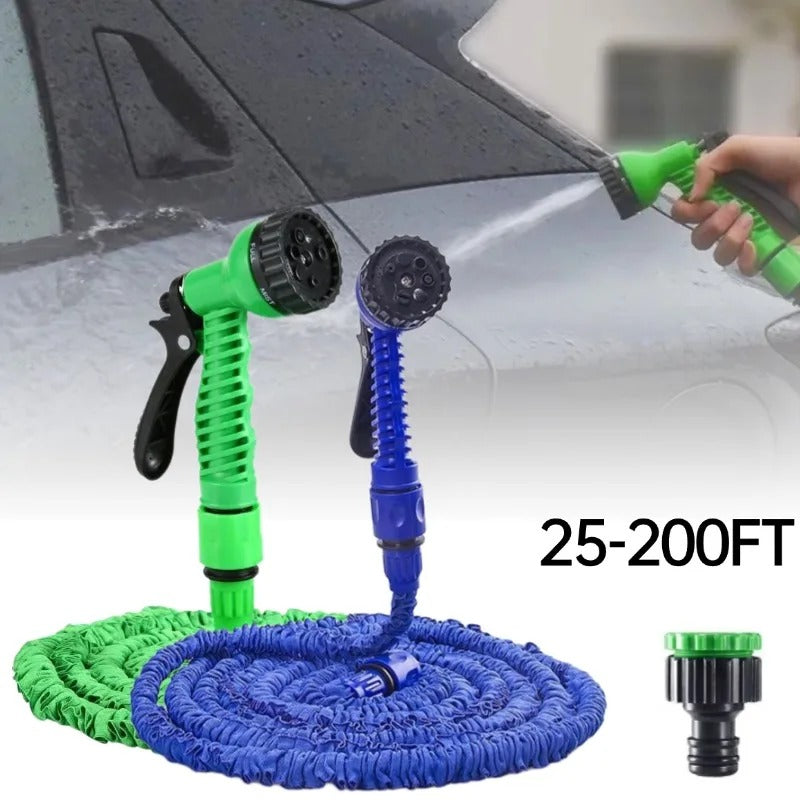 Expandable Garden Hose with Water Gun