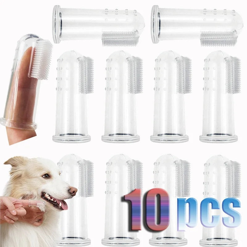 Dog Teeth Cleaning Super Soft Finger Toothbrush