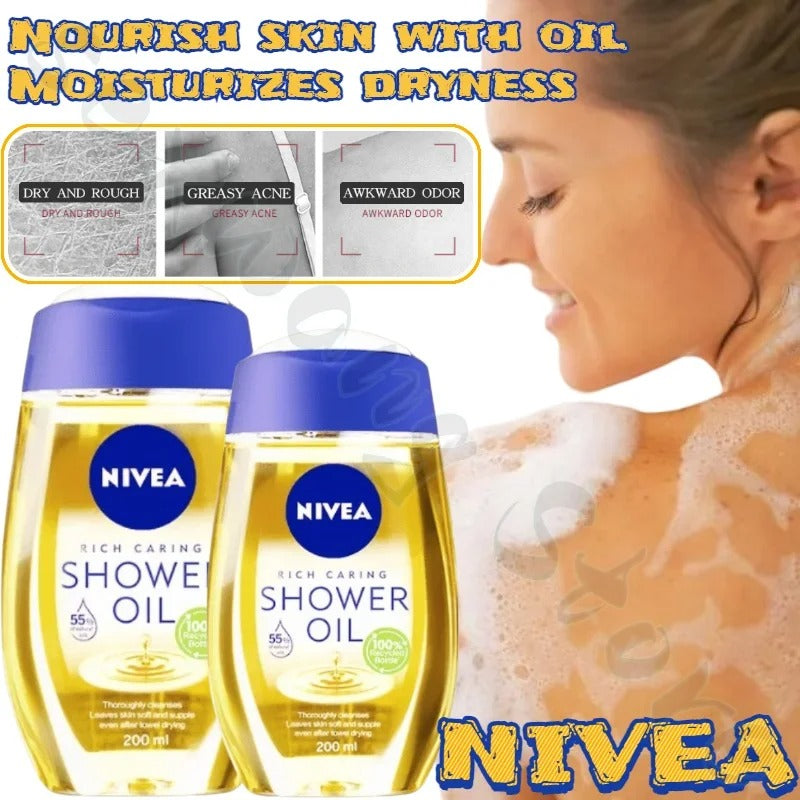 Nivea Shower Oil Natural Caring 200ml