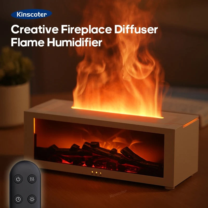 Fireplace Air Humidifier Waterless Auto