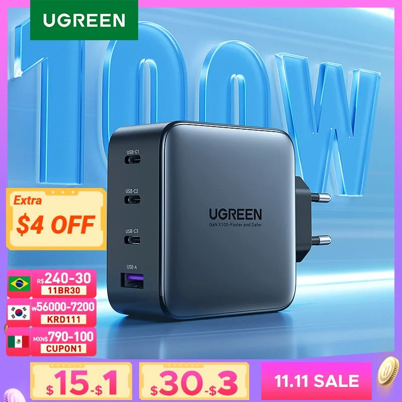 UGREEN 100W GaN USB Charger