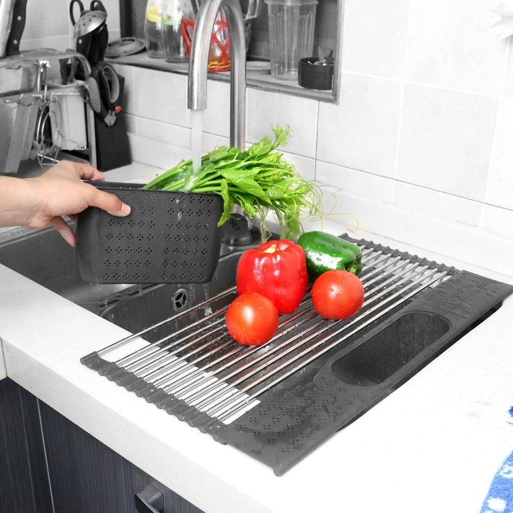 Roll-Up Dish Drying Rack