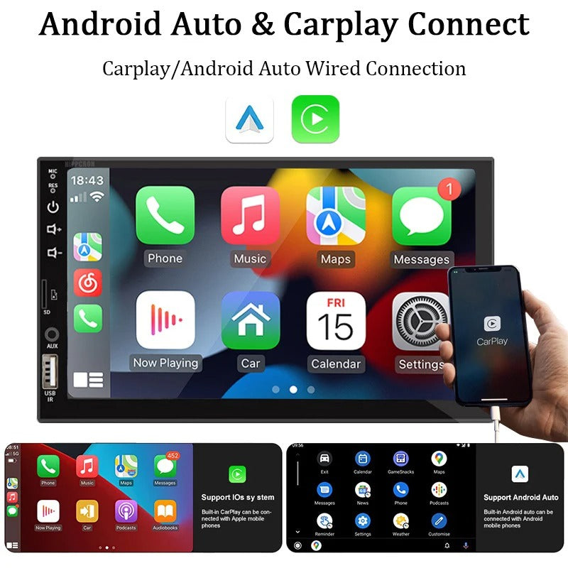 CarPlay Android Auto Multimedia Player